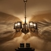 Devansh Metal Wall Mounted Lamp With Beige Jute Shade