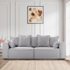 Leon 3 Seater Pull Out Sofa cum Bed  in Grey Colour