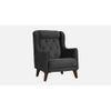 Ruby Accent Chair in Dark Grey Colour