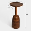Ireka Homes Cocoa Wooden End Table
