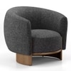 Eclipse Lounge Chair in Charcoal Colour