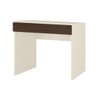 Primera Study Desk with Drawer in Light Woodgrain Finish Coffee Walnut Colour
