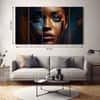 The Castle Decor Women Abstract Wall Painting Wooden Framed 27x48 Inch (Style 1)