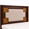Nayra Solid Wood Comfort King Bed Hydraulic Storage Provincial Teak Finish Mattress 72 x 78 Inches