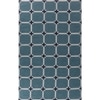 Jaipur Rugs Soft Modern Geometric Wool Dhurrie Rug Grey 4x7 ft