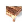 Hudson Sheesham Wood Coffee Table In Natural Rustic Wood Finish
