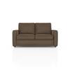 Apollo Compact 2 Seater  Fabric Sofa In Truffle Beige Velvet Colour