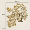 W-Krisha Abstract Metal Wall Decor in Multicolor Set of 1
