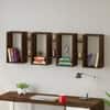 Steda Engineered Wood Bookshelf in Brown Colour