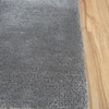 Jaipur Rugs Geometric Wool And Viscose 5x8 Feet Ashley Blue And Black Olive Hand Tufted Rug Carpet