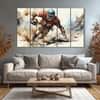 The Castle Decor Rugby Wall Art Set of 5 Digital Painting 27x48 Inch