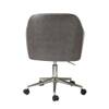 Doe Buck Colm Modern Grey Leatherette Office Chair