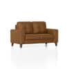 Verona Premium 2 Seater Fabric Sofa in Ochre velvet Colour