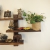 Fiona Wooden Wall Shelf Organiser