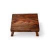 Ohio Sheesham Wood Foldable Laptop Table in Teak Finish