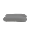 Luxelounge Wood 3 Seater With Upholstery Non Storage Sofa In Grey Colour