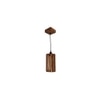 Casa Brown Solid Wood Single Hanging Light