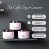 Sleek Canister And Jars Set Of 3 For Storage