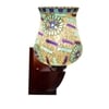 Devansh Solid Wood Electric Wall Light in Multi Colour with Multi Shade Count of 1 Light