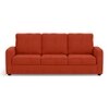 Apollo Compact Sofa Set (Colour : Lava, Cushion : Soft, Back Type : High Back, Seater : 3+1+1)
