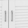 Bennis 25 Pair Shoe Rack in White Finish