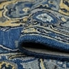 Jennifer Steel Blue Solid Hand-Tufted Wool 8X5 Feet Carpet