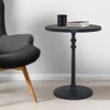 Metalsmith Metal Side Table in Black Finish