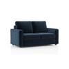 Apollo Sofa Set (Colour : Cobalt, Cushion : Hard, Back Type : Regular, Seater : 2+1+1)
