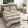 Threads Silky Touch C&S Premium Super King Size Flat Bedsheet 275 x 275 cms