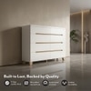 Oslo Engineered Wood Chest of 8 Drawers in White Finish