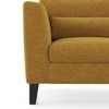 Lewis 1 Seater Fabric Sofa In Ochre Colour