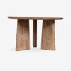 Perivelle Grace Solid Wood 4 Seater Dining Table in Limewash Finish
