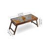 Doodle Art Solid Wood Bookshelf and Serving Tray In Multicolour