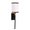 Devansh Metal Electric Wall Light in Black Colour with Multi Shade Count of 1 Light