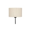 Sawyer Black Cotton Shade Floor Lamp