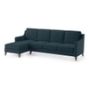Abbey Sectional Sofa (Colour : Indigo Blue, Cushion : Soft, Seater : Left Aligned 3 Seater + Left Aligned Chaise)