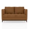 Florence Premium 2 Seater Fabric Sofa in Ochre velvet Colour