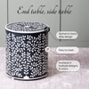 Elegant Bone Inlay Side Table