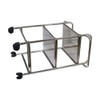 Metalsmith Metal Three Tier Serving Trolley Silver Finish Style 1