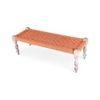 Hamilton Solid Wood Maachi Bench In Orange Canning