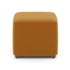 Tetra Ottoman In Mustard Fabric