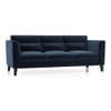 Lewis Sofa (Colour : Cobalt, Cushion : Hard, Seater : 3+1+1)