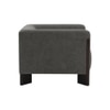 Octavia Boucle Fabric Lounge Chair in Grey