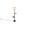 Hiroko Multicolour Cotton Shade Floor Lamp