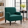 Terren Boucle Fabric Lounge Chair in Green