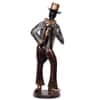 Desert Art Metal Handpainted Musician Figurine Set of 3