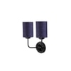 Dexter Dual Blue Jute Wall Mounted Lamp Iron Base(KV42)