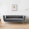 Grace Fabric Sofa (Grey)