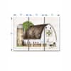 Truss Off White Green Pieces Spring Summer Canvas Wall Canvas Wall Prints Set of 3 Multicolor Matte