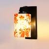 Devansh Solid Wood Electric Wall Light in Brown Colour with Multi Shade Count of 1 Light
